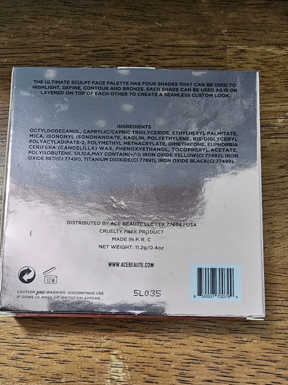 Ace Beaute Ultimate Sculpt Face Palette